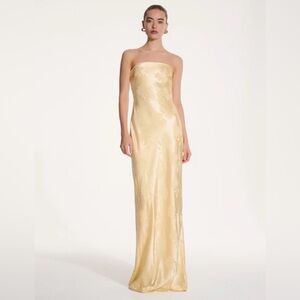 Amdra Maxi Dress in Vintage Yellow